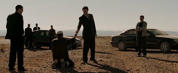 Movie still from “Body of Lies” (2008), directed by Ridley Scott – Wide shot, Low angle