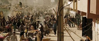 Movie still from “Body of Lies” (2008), directed by Ridley Scott – Extreme Wide shot, High angle