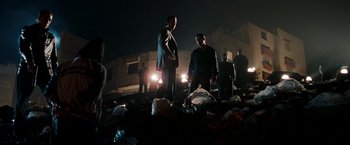 Movie still from “Body of Lies” (2008), directed by Ridley Scott – Wide shot, Low angle