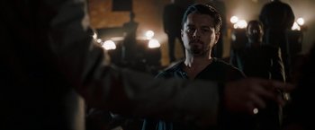 Movie still from “Body of Lies” (2008), directed by Ridley Scott – Close Up shot, Over the shoulder angle