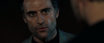 Movie still from “Body of Lies” (2008), directed by Ridley Scott – Close Up shot, Over the shoulder angle