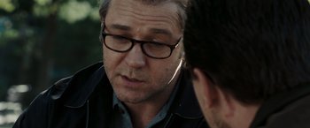 Movie still from “Body of Lies” (2008), directed by Ridley Scott – Close Up shot, Over the shoulder angle