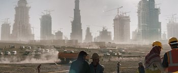 Movie still from “Body of Lies” (2008), directed by Ridley Scott – Extreme Wide shot, High angle