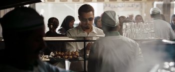 Movie still from “Body of Lies” (2008), directed by Ridley Scott – Medium shot, Over the shoulder angle