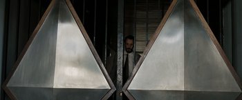 Movie still from “Body of Lies” (2008), directed by Ridley Scott – Medium shot, Low angle