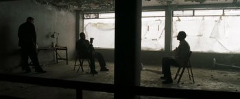 Movie still from “Body of Lies” (2008), directed by Ridley Scott – Wide shot, Over the shoulder angle