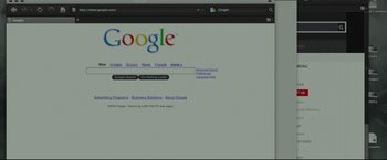 Movie still from “The Girl with the Dragon Tattoo” (2011), directed by David Fincher – A computer screen showing the google home page; Extreme Close Up shot, Low angle