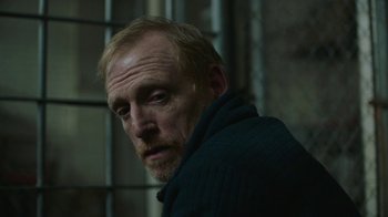 Movie still from “The Last of Us” (2023), created by Neil Druckmann – A person wearing a jacket; Close Up shot, Low angle