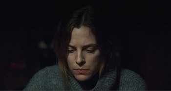 Movie still from “The Lodge” (2019), directed by Severin Fiala – Close Up shot, Low angle