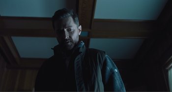 Movie still from “The Lodge” (2019), directed by Severin Fiala – Close Up shot, Low angle