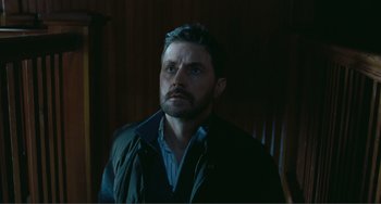 Movie still from “The Lodge” (2019), directed by Severin Fiala – Close Up shot, Low angle