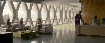 Movie still from “The Neon Demon” (2016), directed by Nicolas Winding Refn – Extreme Wide shot, High angle