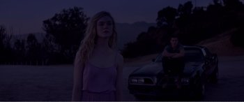 Movie still from “The Neon Demon” (2016), directed by Nicolas Winding Refn – Wide shot, Low angle