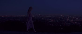 Movie still from “The Neon Demon” (2016), directed by Nicolas Winding Refn – Wide shot, Low angle