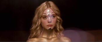 Movie still from “The Neon Demon” (2016), directed by Nicolas Winding Refn – Close Up shot, Overhead angle