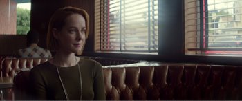 Movie still from “The Neon Demon” (2016), directed by Nicolas Winding Refn – Medium shot, Over the shoulder angle