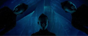 Movie still from “The Neon Demon” (2016), directed by Nicolas Winding Refn – Close Up shot, Low angle