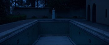 Movie still from “The Neon Demon” (2016), directed by Nicolas Winding Refn – Extreme Wide shot, High angle