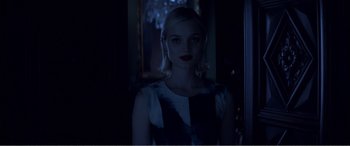 Movie still from “The Neon Demon” (2016), directed by Nicolas Winding Refn – Close Up shot, Over the shoulder angle