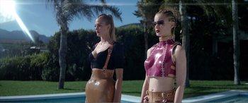 Movie still from “The Neon Demon” (2016), directed by Nicolas Winding Refn – Medium shot, Low angle