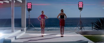 Movie still from “The Neon Demon” (2016), directed by Nicolas Winding Refn – Wide shot, Low angle