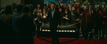 Movie still from “The Offer” (2022), directed by Dexter Fletcher – Wide shot, High angle