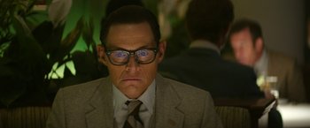 Movie still from “The Offer” (2022), directed by Dexter Fletcher – Close Up shot, Low angle