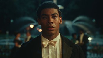 Movie still from “The Underground Railroad” (2021), directed by Barry Jenkins – Close Up shot, Low angle