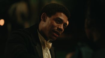 Movie still from “The Underground Railroad” (2021), directed by Barry Jenkins – Close Up shot, Over the shoulder angle