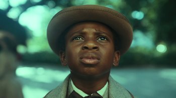 Movie still from “The Underground Railroad” (2021), directed by Barry Jenkins – Close Up shot, Low angle