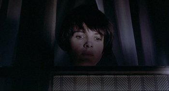 Movie still from “Three Colors: Blue” (1993), directed by Krzysztof Kieslowski – Close Up shot, Low angle