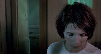 Movie still from “Three Colors: Blue” (1993), directed by Krzysztof Kieslowski – Close Up shot, High angle