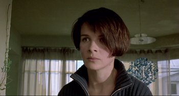 Movie still from “Three Colors: Blue” (1993), directed by Krzysztof Kieslowski – Close Up shot, Low angle