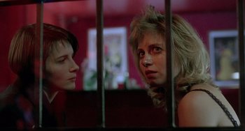 Movie still from “Three Colors: Blue” (1993), directed by Krzysztof Kieslowski – Close Up shot, Low angle