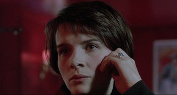 Movie still from “Three Colors: Blue” (1993), directed by Krzysztof Kieslowski – Close Up shot, High angle