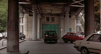 Movie still from “Three Colors: Blue” (1993), directed by Krzysztof Kieslowski – Extreme Wide shot, Low angle