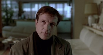 Movie still from “Three Colors: Blue” (1993), directed by Krzysztof Kieslowski – Close Up shot, Low angle