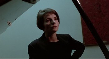 Movie still from “Three Colors: Blue” (1993), directed by Krzysztof Kieslowski – Close Up shot, Low angle