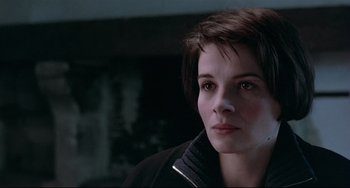 Movie still from “Three Colors: Blue” (1993), directed by Krzysztof Kieslowski – Close Up shot, High angle