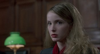 Movie still from “Three Colors: White” (1994), directed by Krzysztof Kieslowski – Close Up shot, Over the shoulder angle