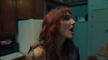 Movie still from “The Rolling Stones - Mess It Up” (2024), directed by Calmatic – Close Up shot, Low angle