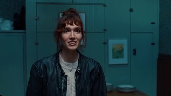 Movie still from “The Rolling Stones - Mess It Up” (2024), directed by Calmatic – Close Up shot, Over the shoulder angle