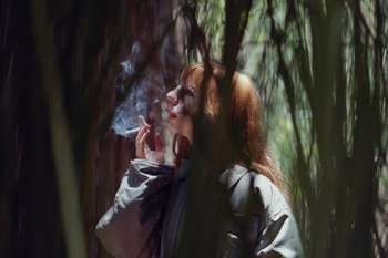 Movie still from “The Kid Laroi - Bleed” (2023), directed by Ramez Silyan – Medium shot, Low angle