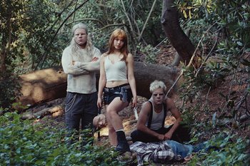 Movie still from “The Kid Laroi - Bleed” (2023), directed by Ramez Silyan – Wide shot, Low angle