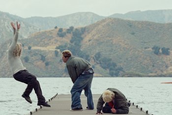 Movie still from “The Kid Laroi - Bleed” (2023), directed by Ramez Silyan – Wide shot, High angle