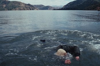 Movie still from “The Kid Laroi - Bleed” (2023), directed by Ramez Silyan – Wide shot, High angle
