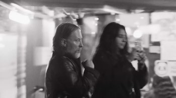 Movie still from “The Smile - Wall Of Eyes” (2023), directed by Paul Thomas Anderson – Medium shot, Low angle