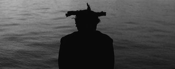 Movie still from “Sampha - Only” (2023), directed by Dexter Navy – Close Up shot, Overhead angle