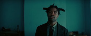 Movie still from “Sampha - Only” (2023), directed by Dexter Navy – Close Up shot, Overhead angle