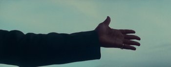 Movie still from “Sampha - Only” (2023), directed by Dexter Navy – Extreme Close Up shot, Overhead angle